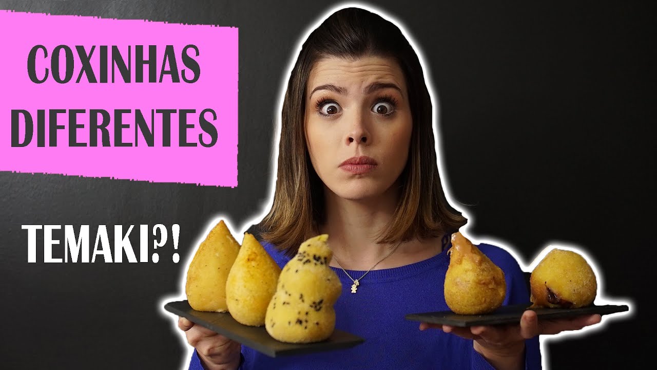 EXPERIMENTANDO COXINHAS DIFERENTONAS | TPM por Ju Ferraz