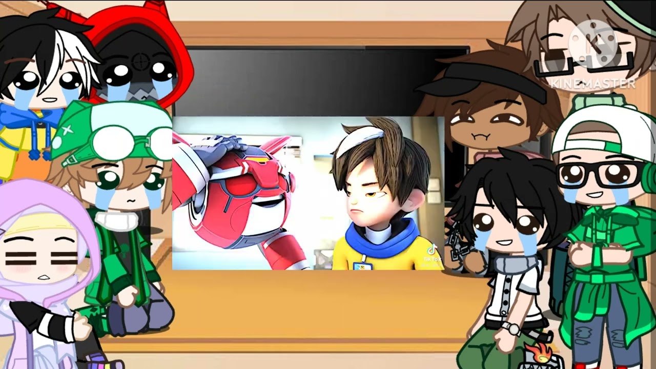 //mechamato+classmates+teacher react to the future(part 2/?🔥📱🤖// warning: spoilers•~•🔥🌟❤️💙//