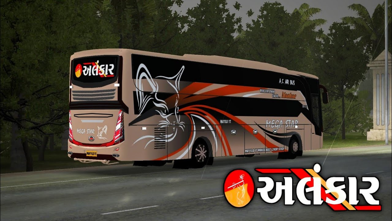 Alankar bus livery | MAYYLO YT | bussid | bus simulator indonesia | surat all travels livery