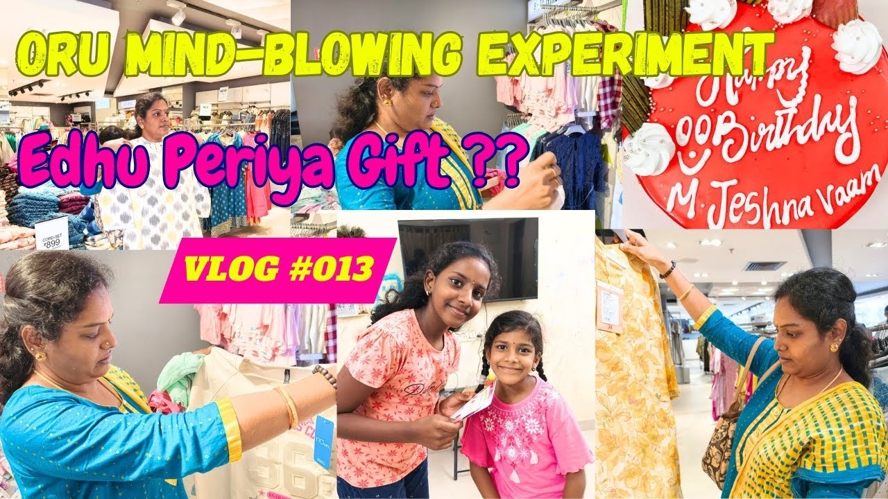 Vlog #013| 🙋‍♀️Oru Mind-Blowing Experiment | Edhu Periya Gift ? |21Feb |#vlog #homevlog #home #tamil
