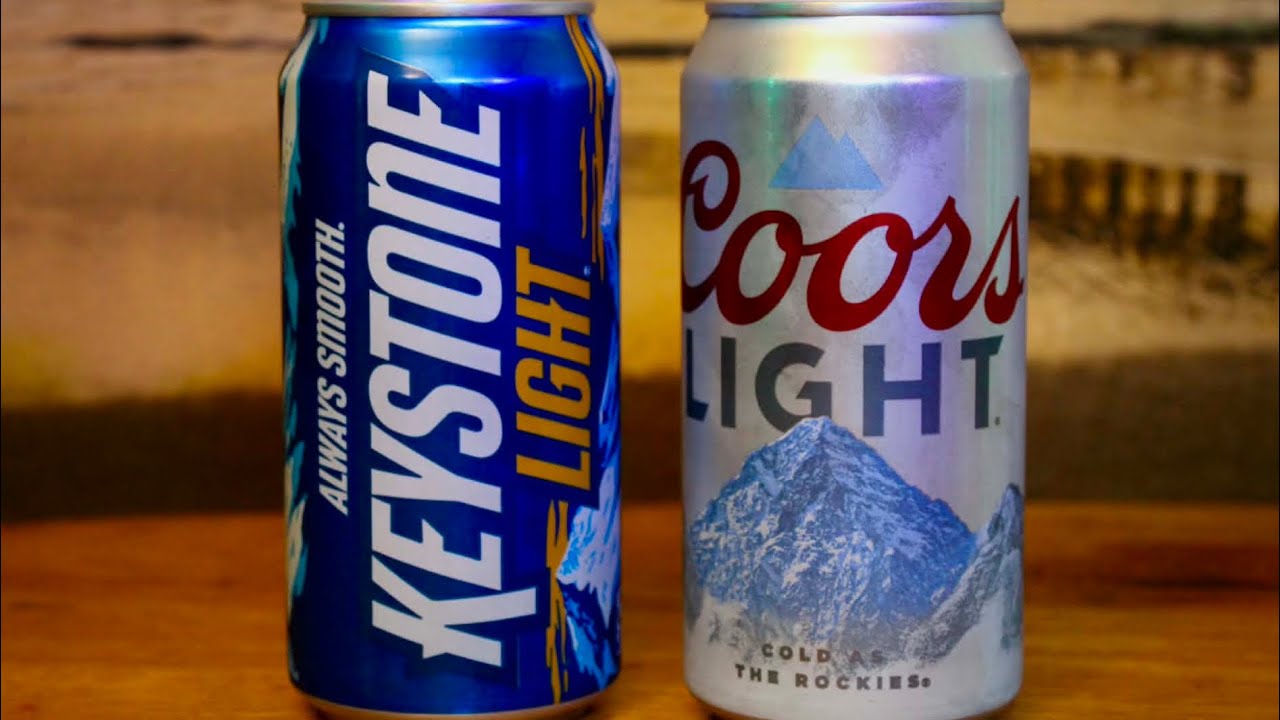 Keystone Light VS Coors Light Blind BEER BATTLE!