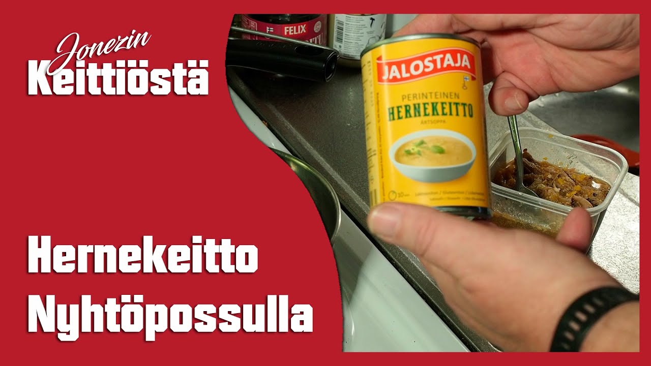 Jalostajan hernekeitto nyht&ouml;possulla