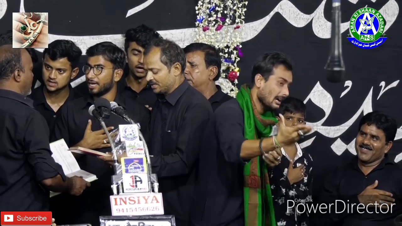 Noha Nabi Se Ulfat Ali Se Nafrat Koi Sunega To kya Kahega | Anjuman Haidariya Abdullahpur Akbarpur