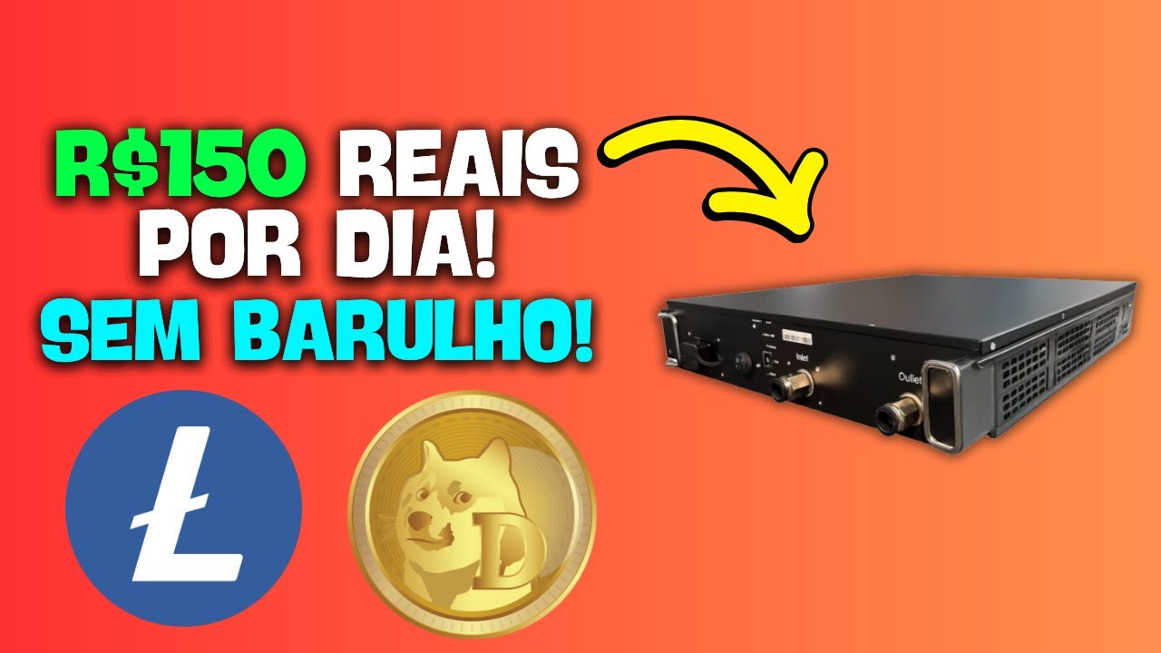 ✅💰ESSA ASIC FATURA R$150 REAIS POR DIA MINERANDO LITECOIN E DOGECOIN