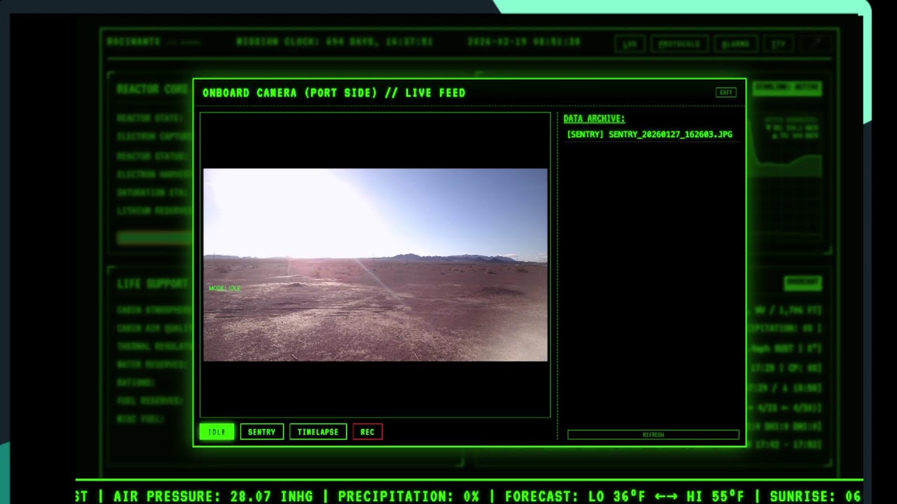 🔴 LIVE Sunrise Over Dry Lake Bed in Nevada // [Cyberpunk Synthwave MIX]
