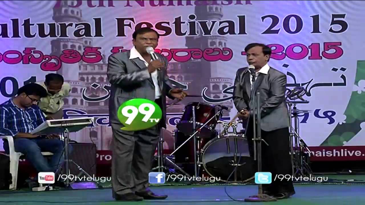 Comedy Skit between two Friends -  at Numaish - 2015 at Nampally - Part - 1 - 99tv