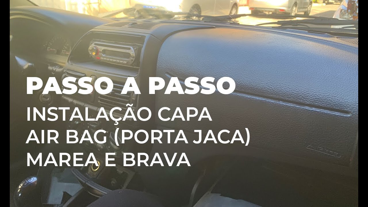 COMO INSTALAR CAPA DE AIRBAG NO MAREA E BRAVA (PORTA JACA) - PASSO A PASSO - KVN TURBO