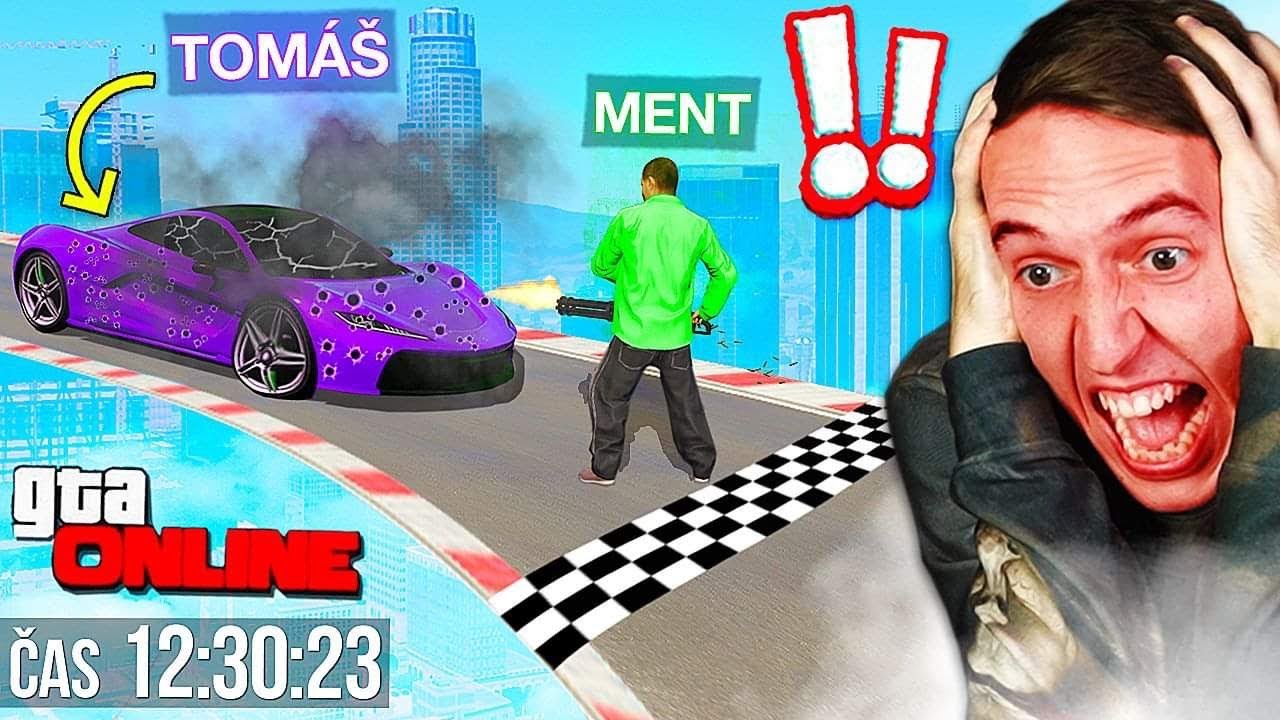 TROŠKU TROLÍM TOMÁŠE! GTA Online (NEZVLÁDÁ TO)