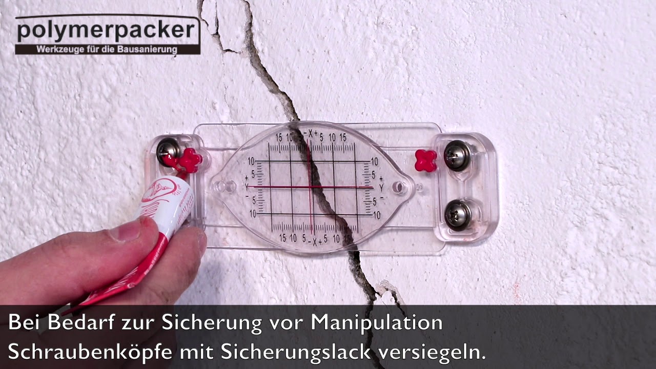 Polymerpacker Rissmonitor