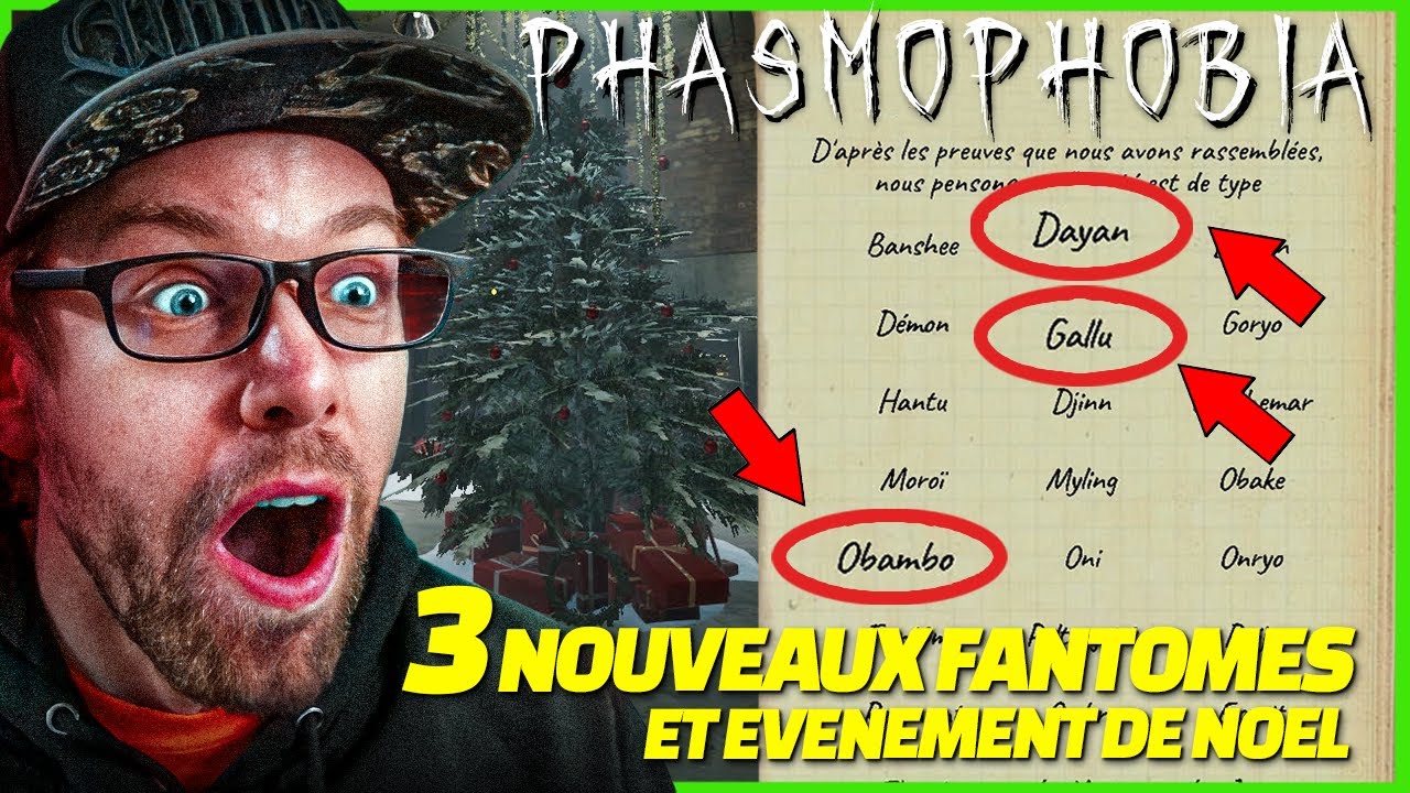 3 NOUVEAUX FANTOMES DANS PHASMOPHOBIA !