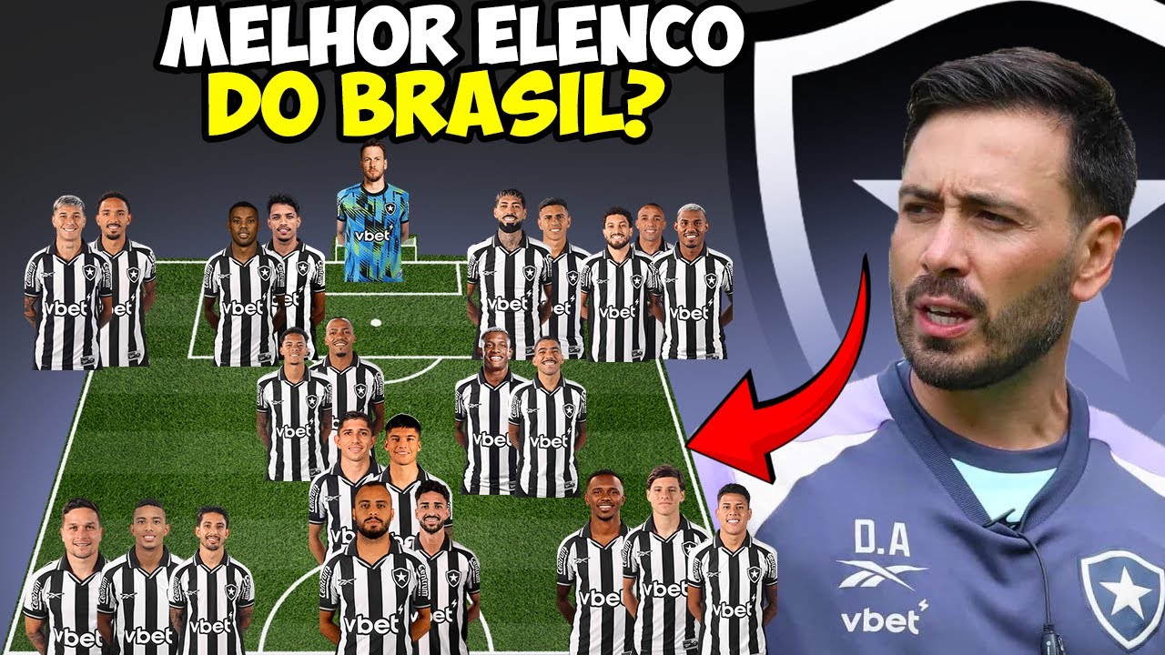 COMO FICOU O ELENCO DO BOTAFOGO PRO RESTANTE DE 2025!