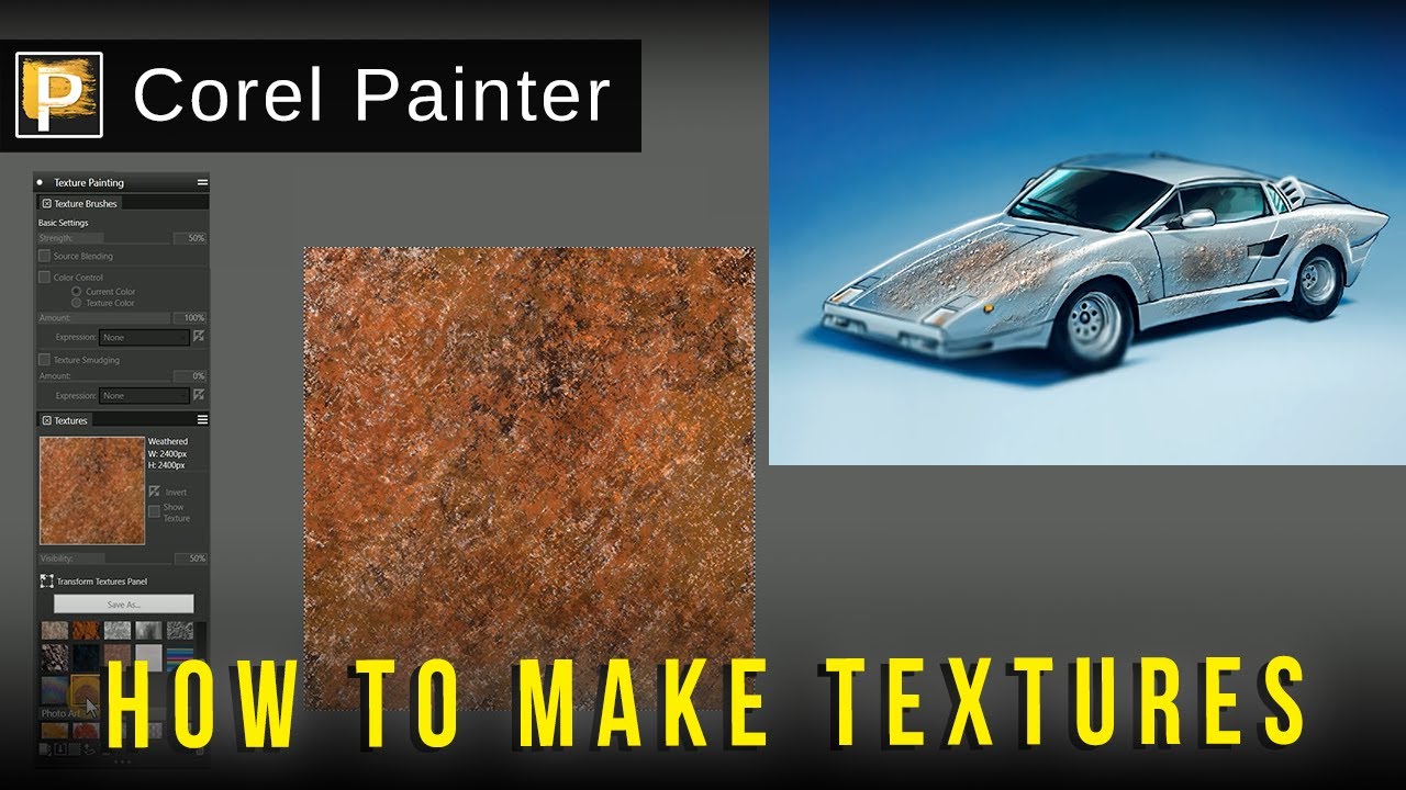 Creating Textures for Painting - Corel Painter Tutorial
