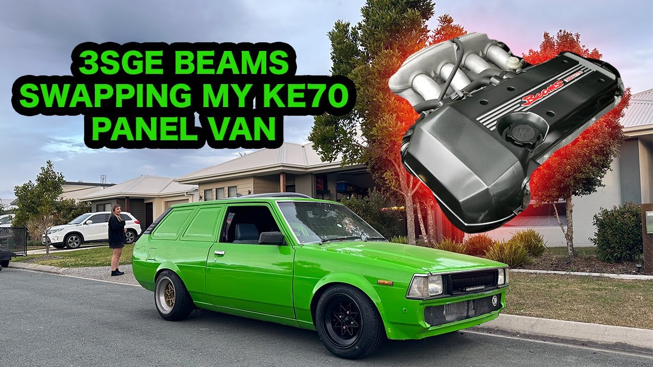 3SGE BEAMS SWAPPING MY KE70 PANEL VAN