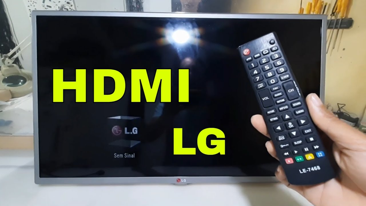 COMO COLOCAR TV LG NO HDMI