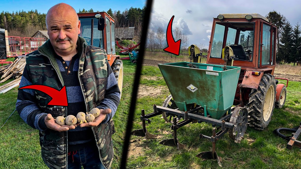 ORKA I SADZENIE ZIEMNIAKÓW 2021 |  ZESTAW Z LAT 80-tych