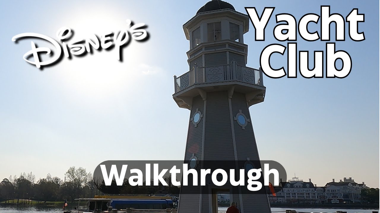 Disney&rsquo;s Yacht Club Resort Walkthrough | Relaxing Tour with Background Music
