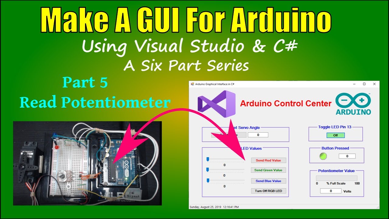 Arduino GUI Part 5   Potentiometer