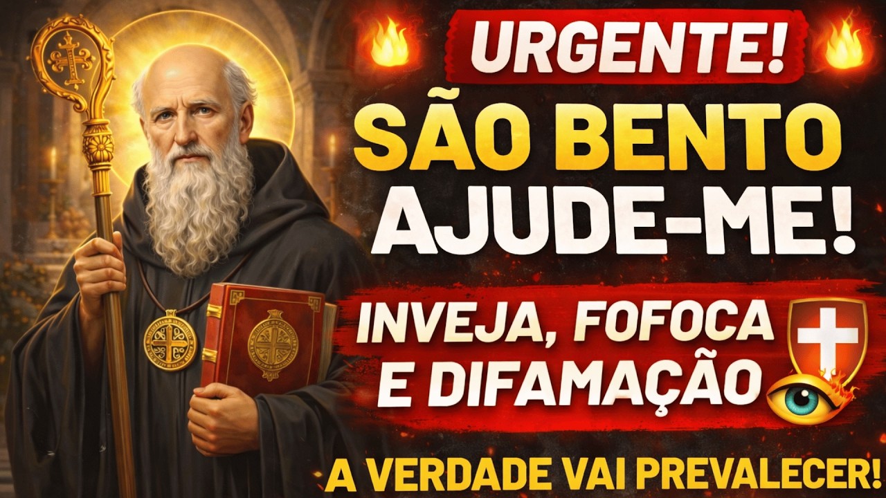 ORAÇÃO DE SÃO BENTO CONTRA INVEJA, FOFOCA E DIFAMAÇÃO, A VERDADE VAI PREVALECER