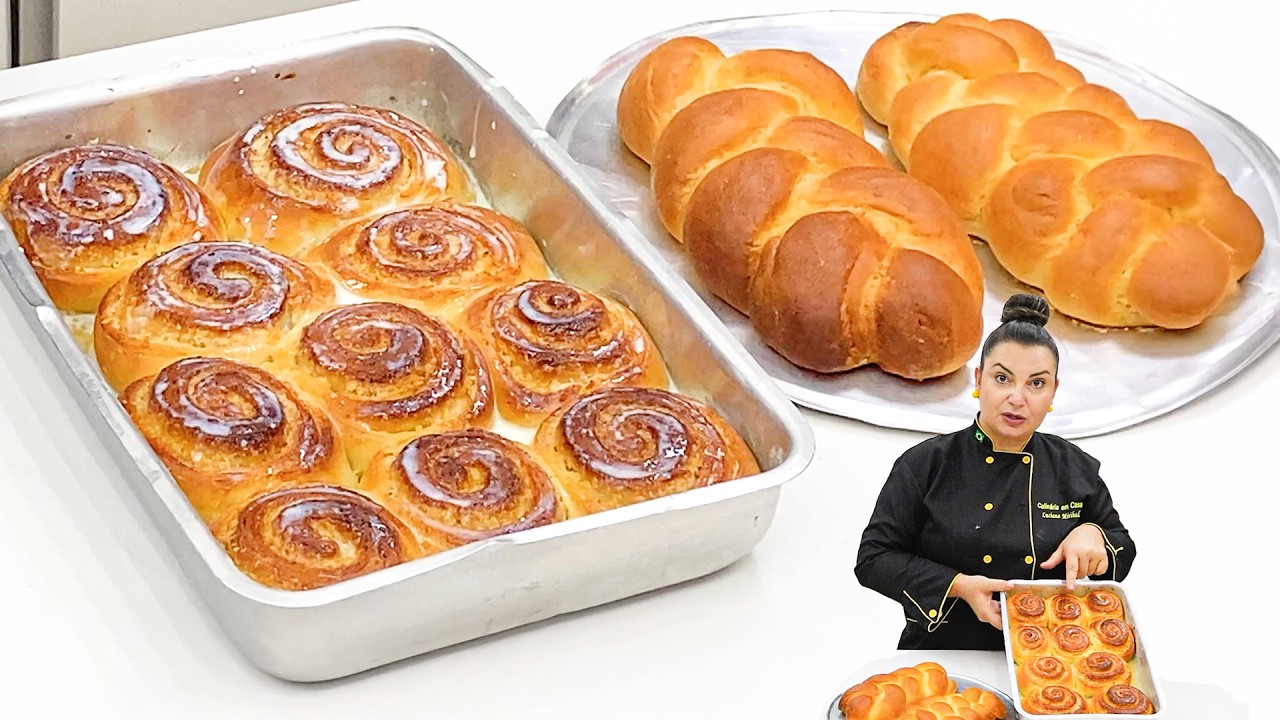 ROSCA HÚNGARA TÃO FOFINHA QUE RASGA NA MÃO 16 ROSCAS BEM RECHEADAS