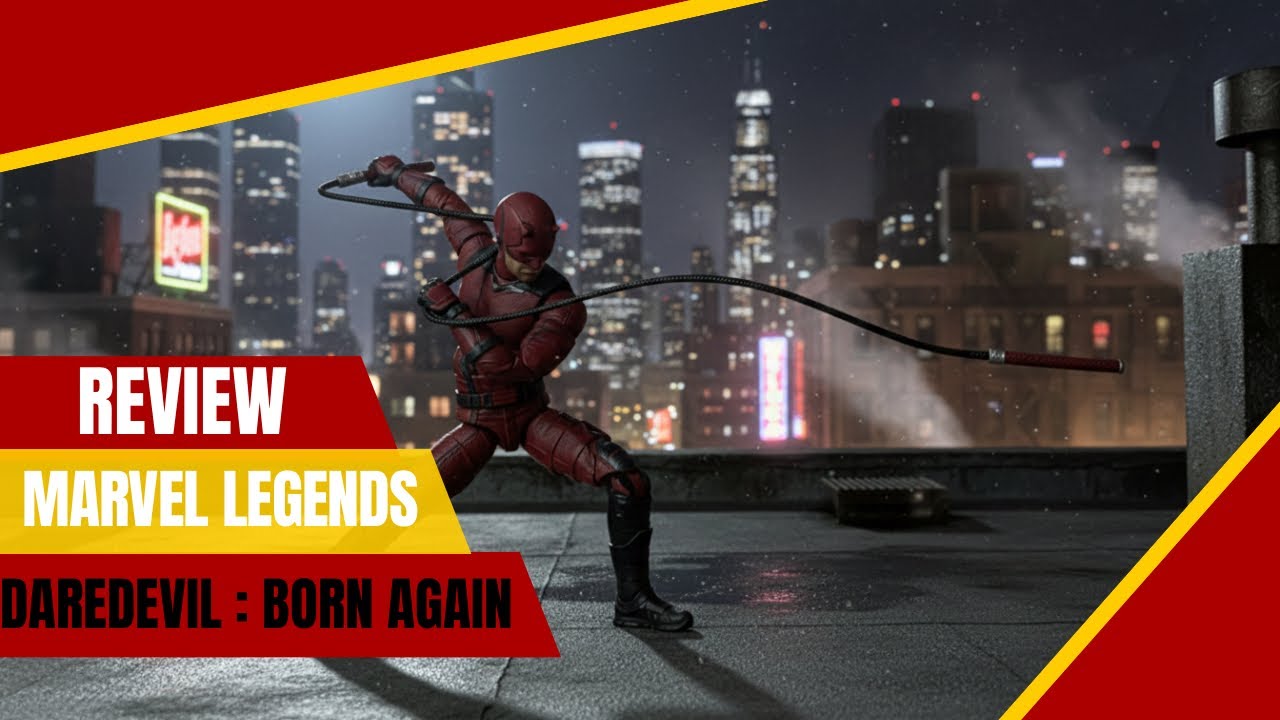 UNBOXING + REVIEW MARVEL LEGENDS DAREDEVIL BORN AGAIN (BAHASA INDONESIA)
