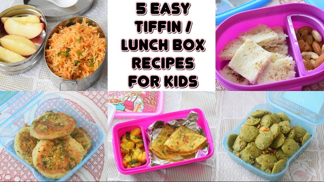 Monday to Friday Indian Tiffin Recipes for Kids - ५  दिन बनाए ५  तरीके के टिफ़िन बच्चो के लिए