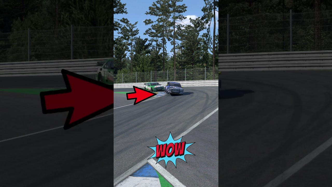 Hitting those curbs hard #raceroom