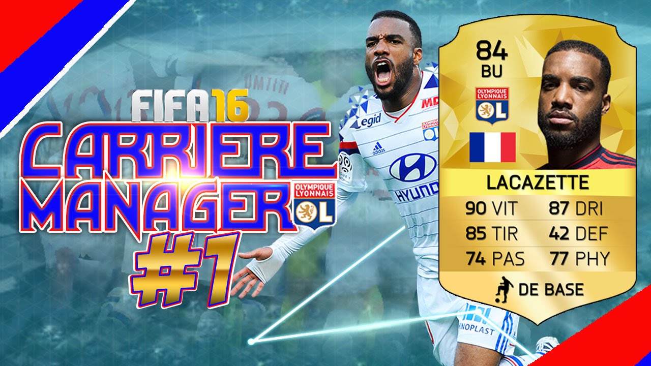 PS4 - FIFA16 - Carrière Manager OL #1