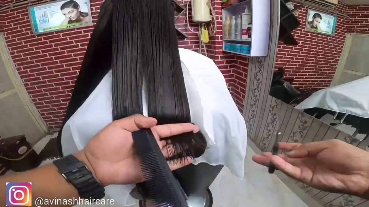 How to Easy Straight Hair cut For beginner/ Step by step/ Tutorial/In Hindi/ Avinashhaircare