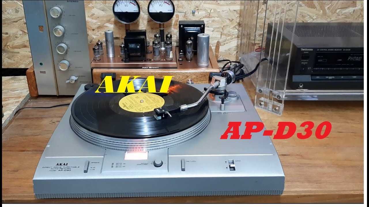 AKAI AP-D30. Reparación y características de la tornamesa.