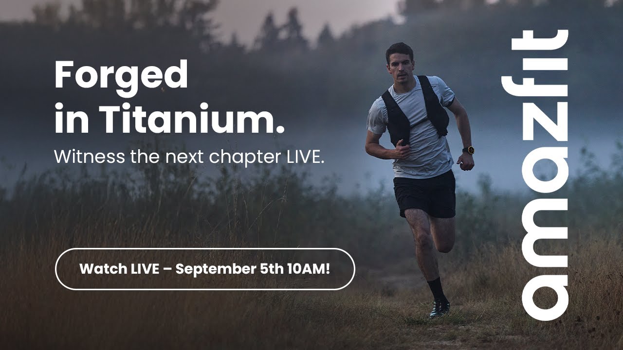 Amazfit Premiere | Forged in Titanium. Built for every route.