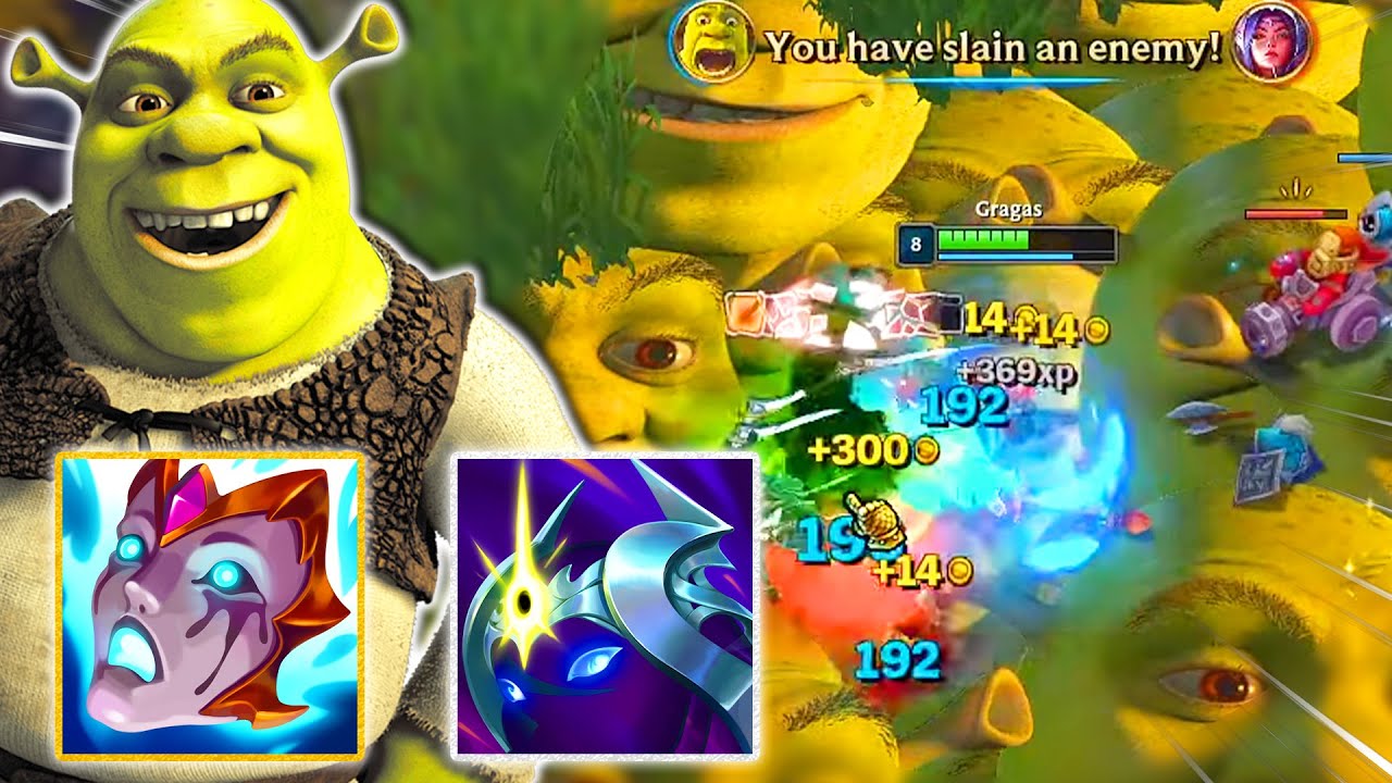 TUTTI CONTRO SHREK - League of Legends ITA #3642