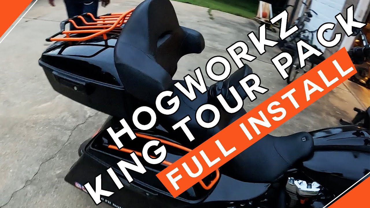 @HogWorkz Full King Tour Pack Installation | Lock | Backrest | Luggage Rack