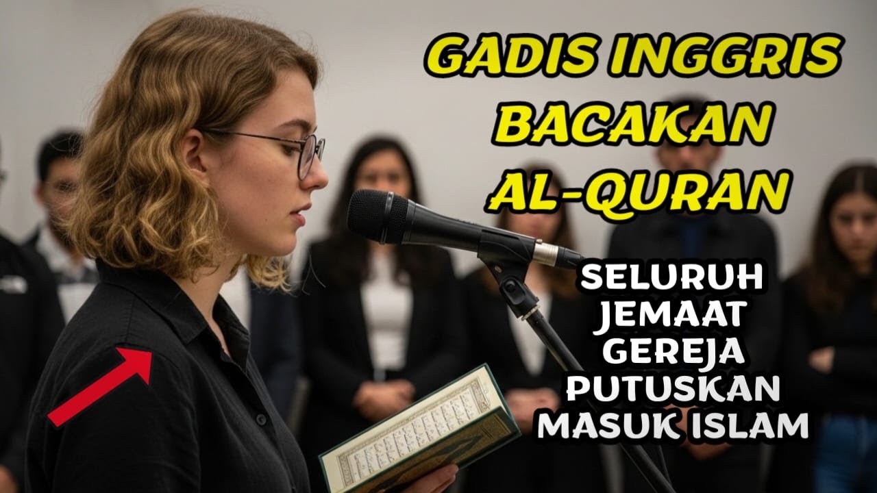 GEMPAR ‼️GADIS INGGRIS BACA ALQURAN, BIKIN JEMAAT 1 GEREJA MASUK ISLAM
