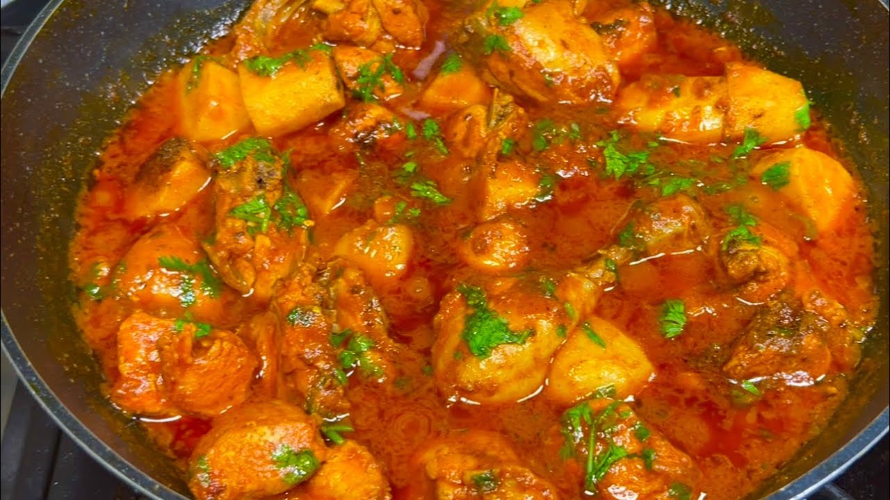 लाजवाब स्वाद वाला अरबी चिकन|Arbi Chicken Curry|Chicken Arvi recipe|Easy Chicken Colocasia Curry