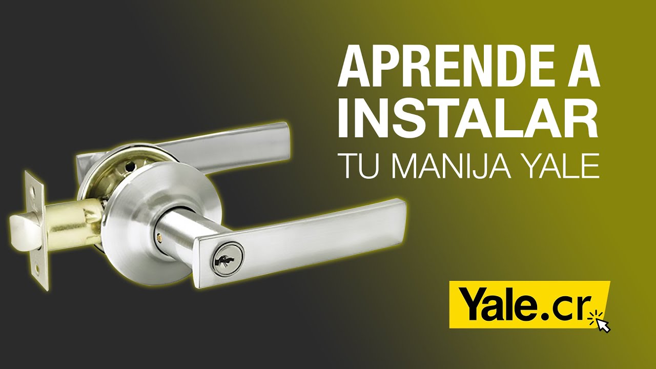 Aprende a instalar tu manija #Yale | DIY 🔐