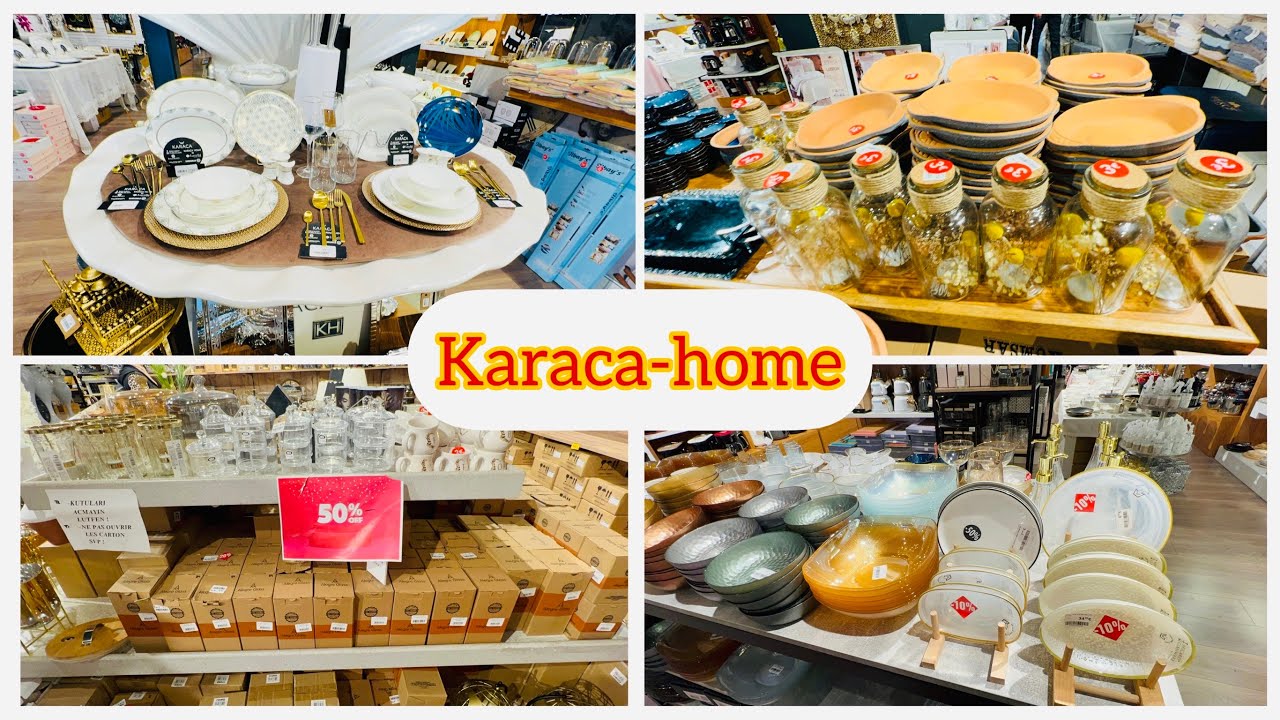 جولة في ارقى محل تركي ببروكسل ديكورات واواني شيك عند 😍  KARACA HOME🔥