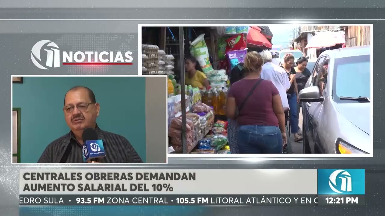 Centrales obreras demandan aumento salarial del 10%