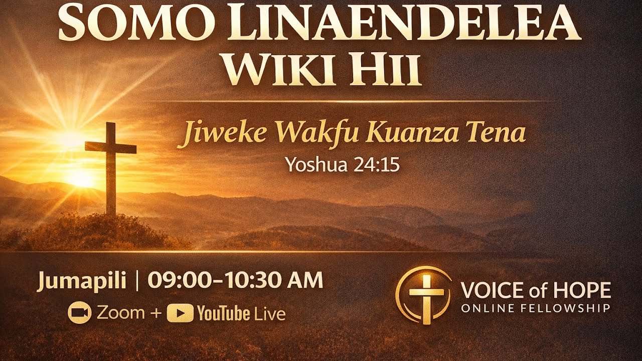 2||KUJIWEKA WAKFU - Joshua 24:15