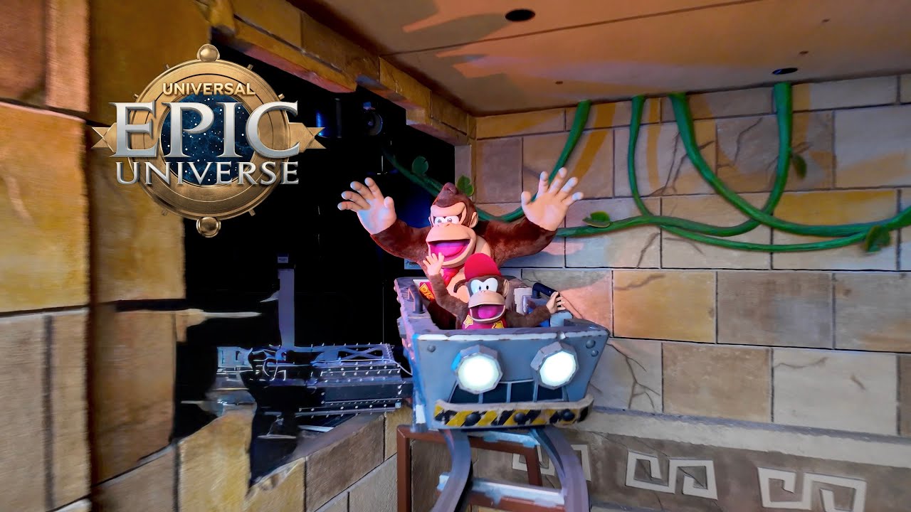 Donkey Kong Country Mine-Cart Madness | 4K POV | Universal Epic Universe