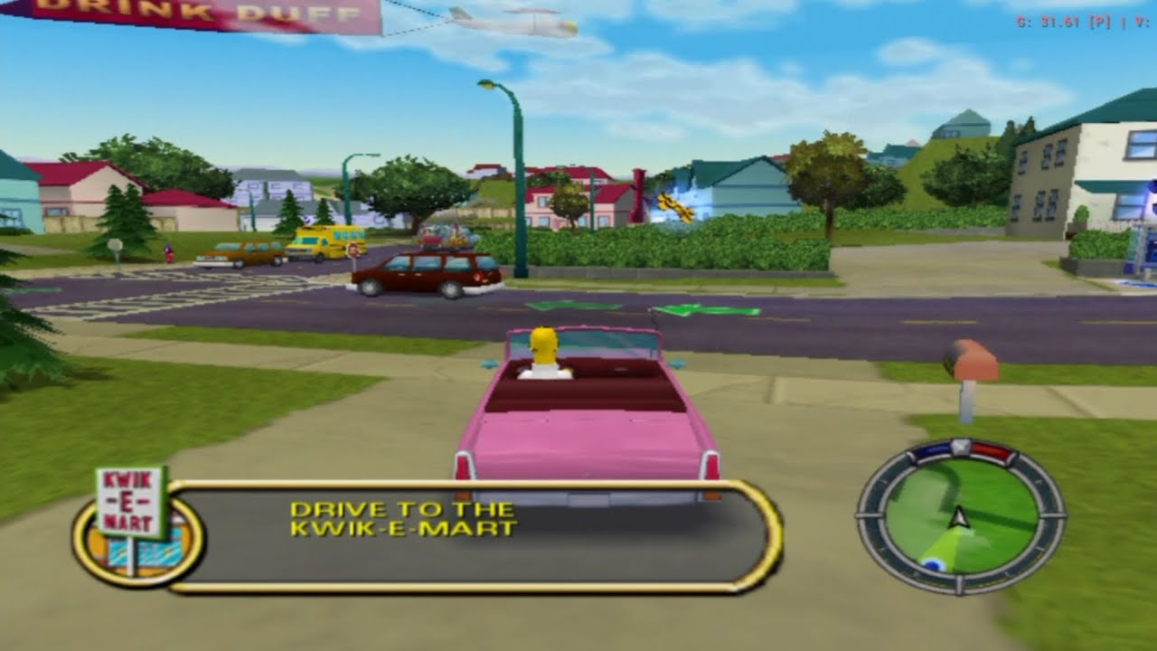 namatin game simpsons - Simpsons, The - Hit & Run part 1 (PS2)