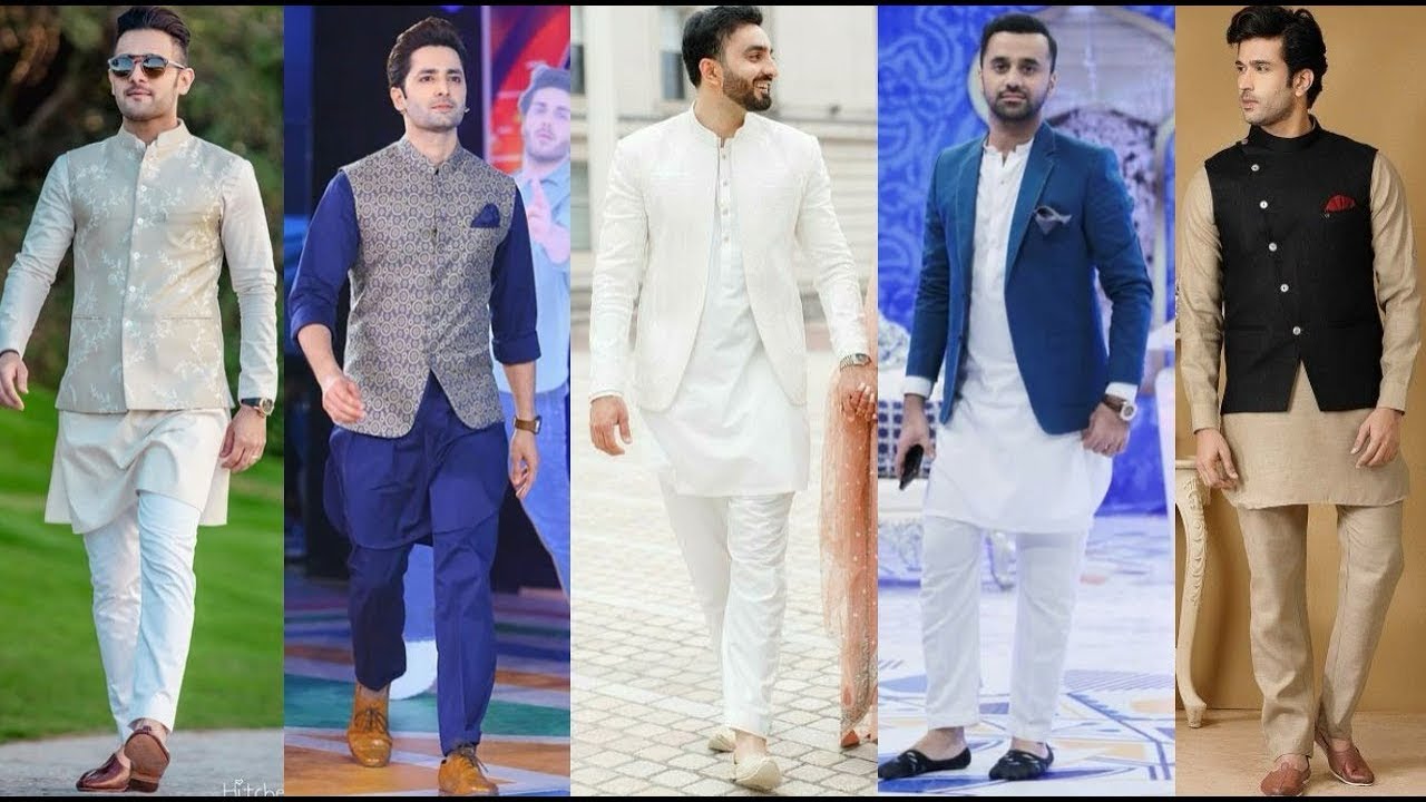 Kurta pajama with Waistcoat.                          Contact +971501660745