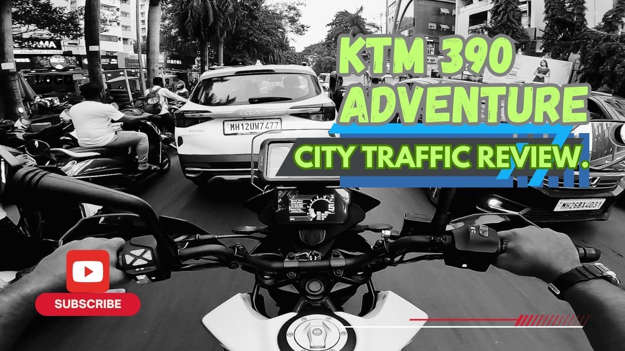 KTM 390 Adventure City Traffic Ride Review - RAW Sound