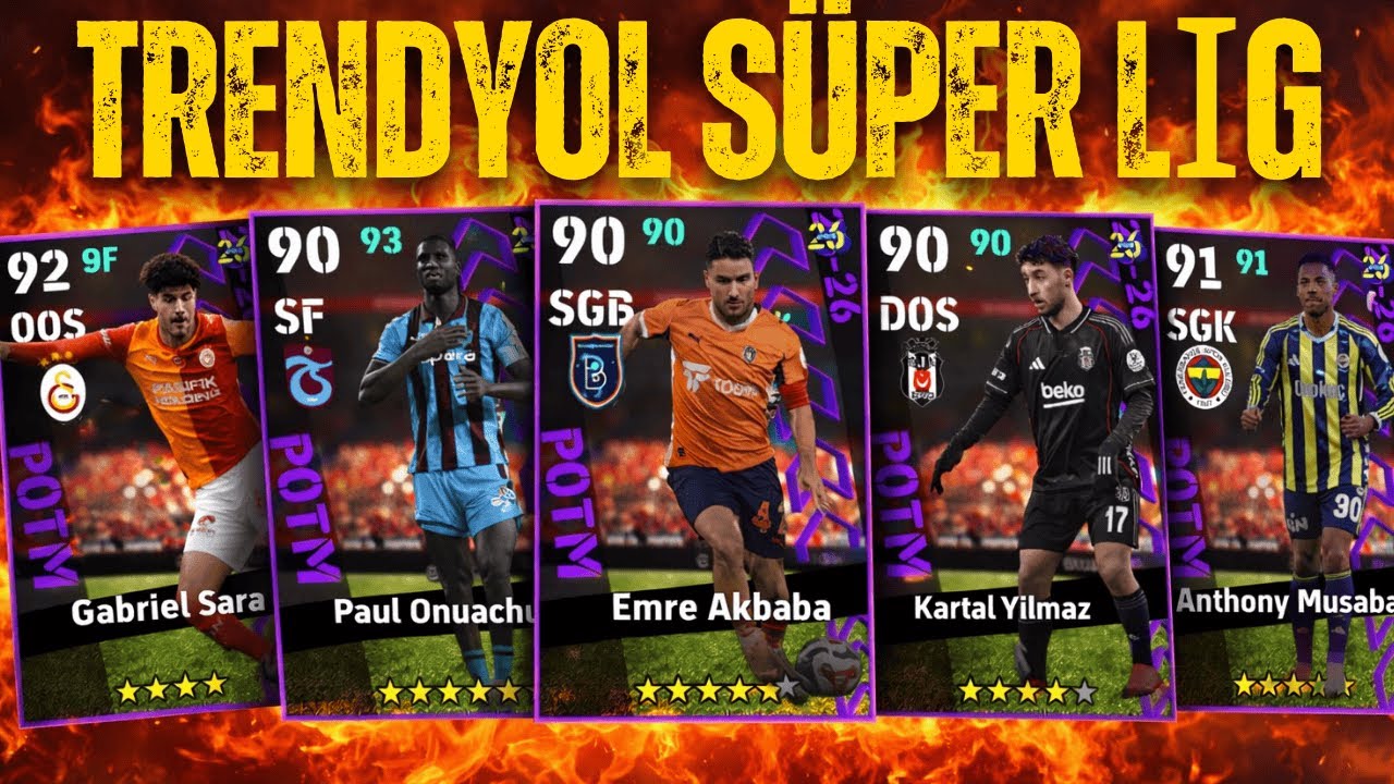 TRENDYOL SÜPERLİG ADAYLI SÖZLEŞME ANALİZ | EFOOTBALL 2026 MOBİLE