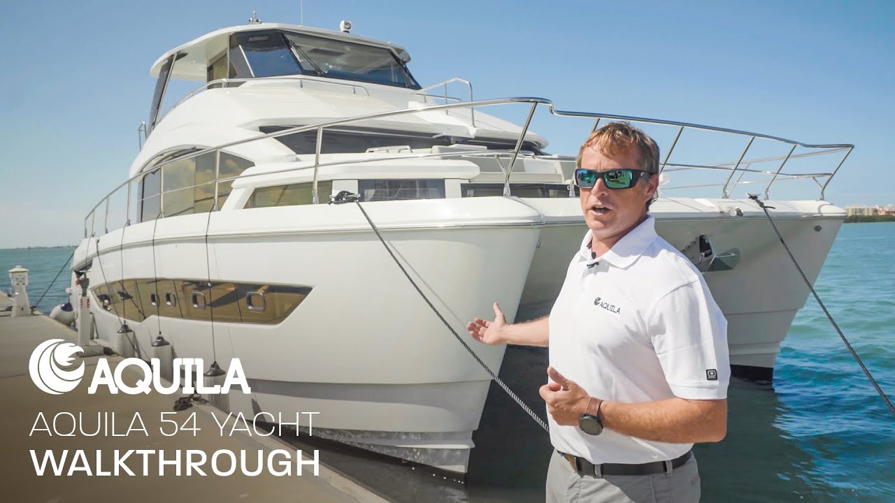 Step Inside the Aquila 54 Yacht | FULL WALKTHROUGH