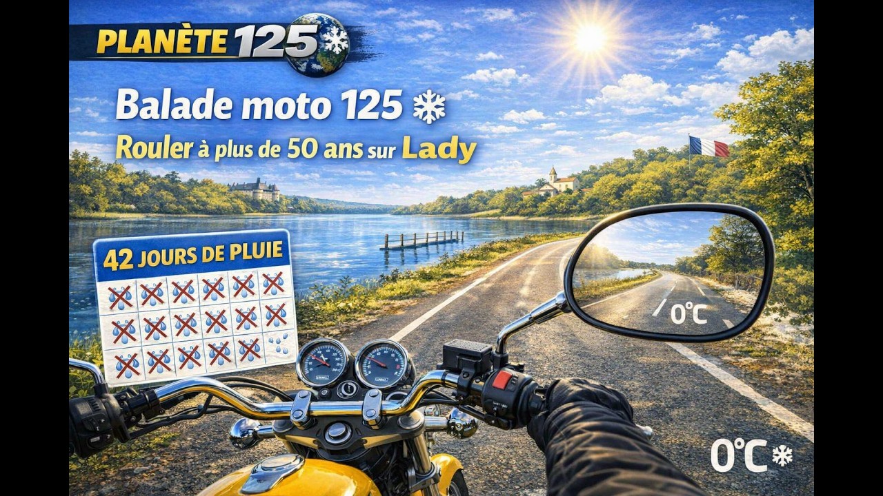 Moto Après 50 Ans : Liberté, Plaisir et Balade Hivernale en 125cc (Suzuki Marauder POV)