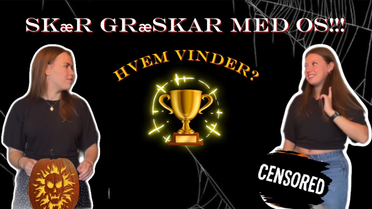 Græskar-kaos med Elina & Nathalie! 💥🎃| Halloween edition 