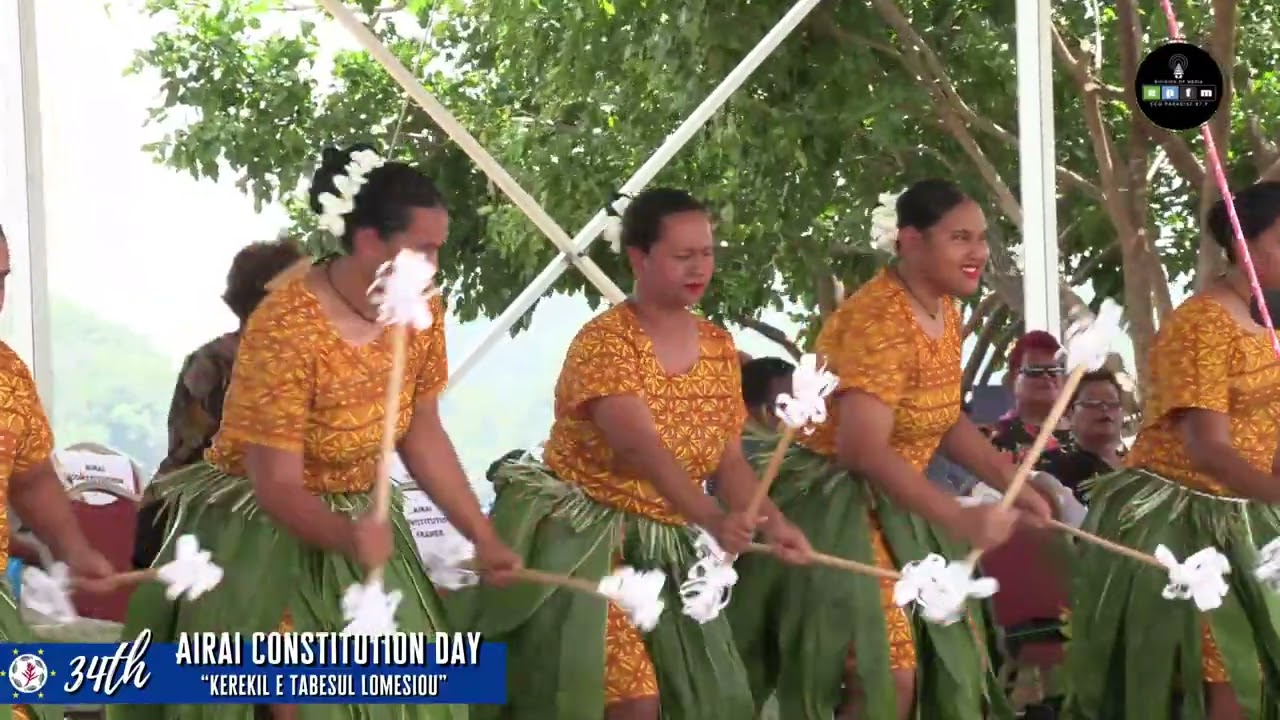 Palauan Cultural Dance by Oikul Dancers Airai's 34th  Constitution Day | April 5th, 2024