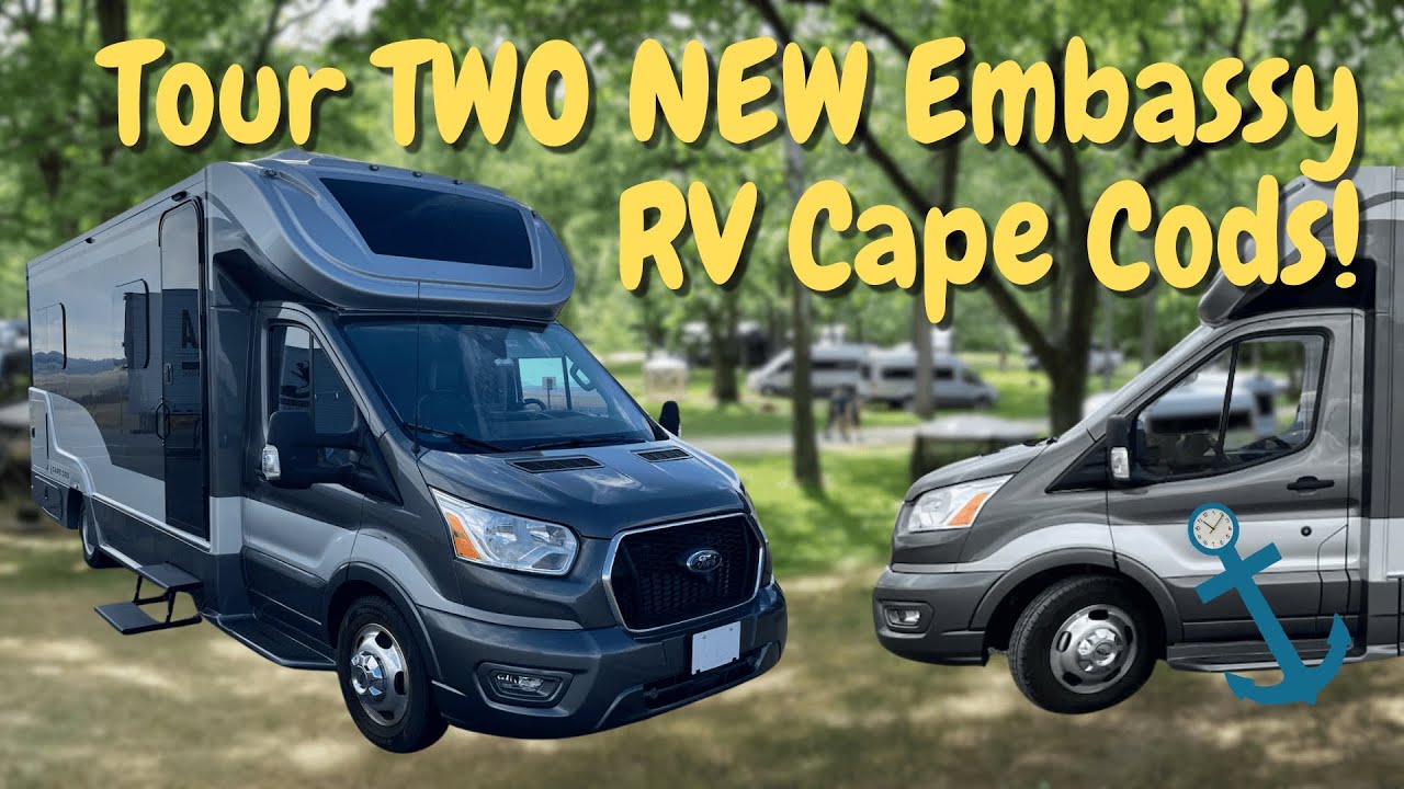 TOUR TWO NEW CAPE COD CLASS B+ EMBASSY RVs  Q & A with Terry Minix, Embassy VP