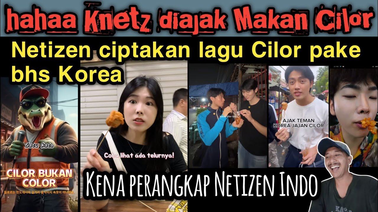 Hahaa, Digoda Netizen Indo, Knetz ketagihan makan Cilor// Lagu Cilor dalam BHS Korea
