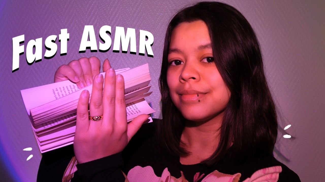 Un massage pour tes livres 📚 | ROLEPLAY FAST ASMR FR (book massage)